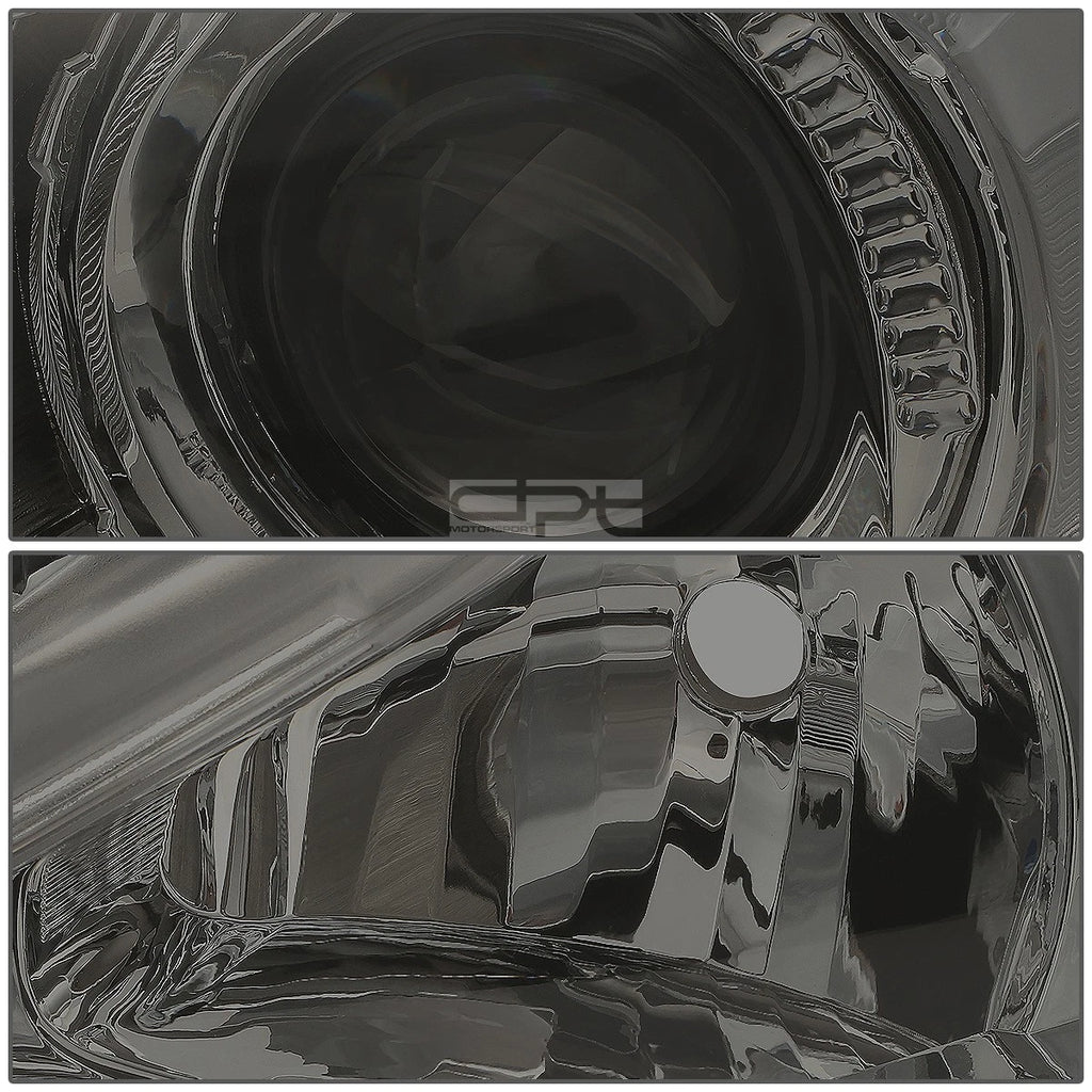 Pair of Smoked Housing Projector Headlights for Mazda 3 (2014–2016)