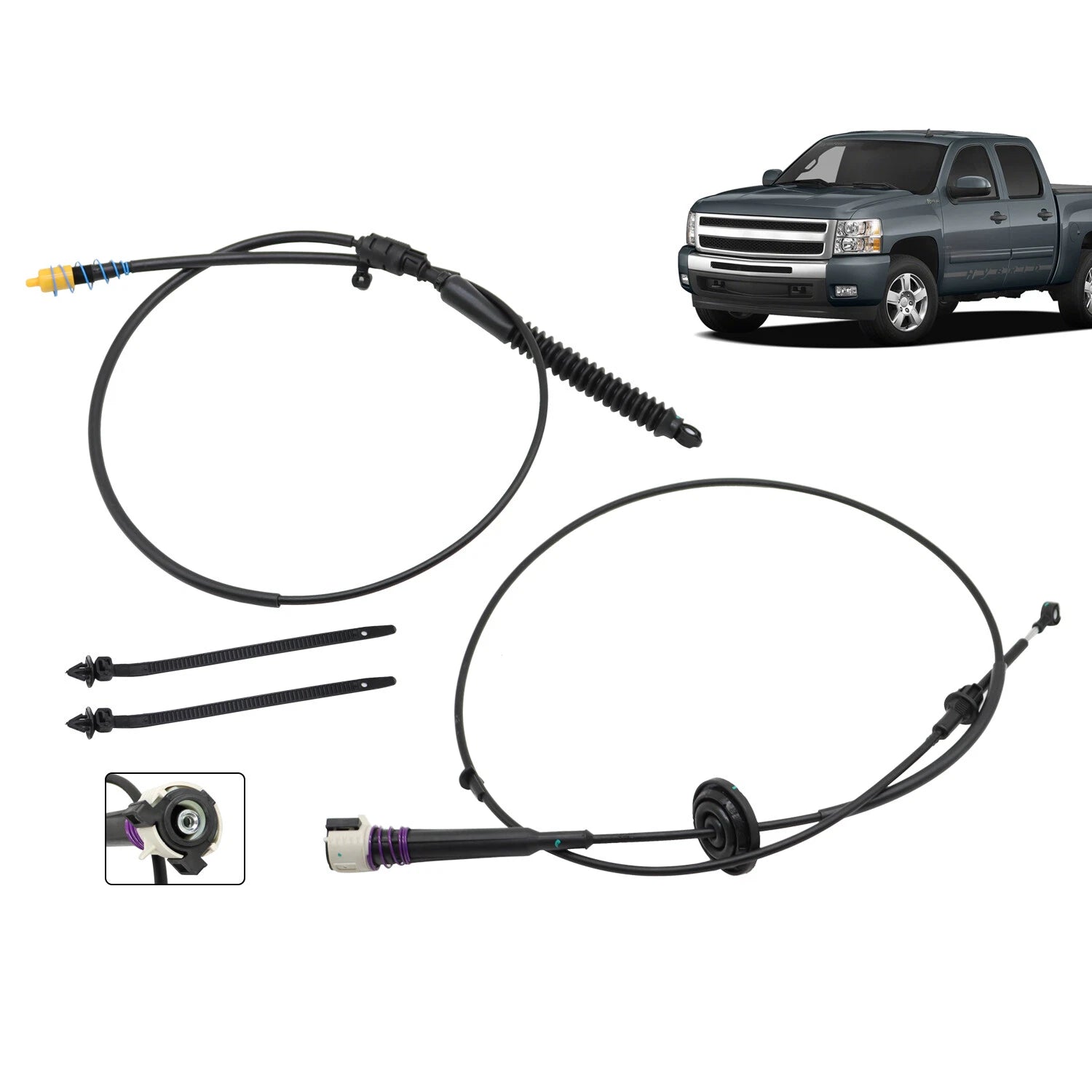 Automatic Transmission Gear Shifter Control Cable Kit for Chevrolet 12477640