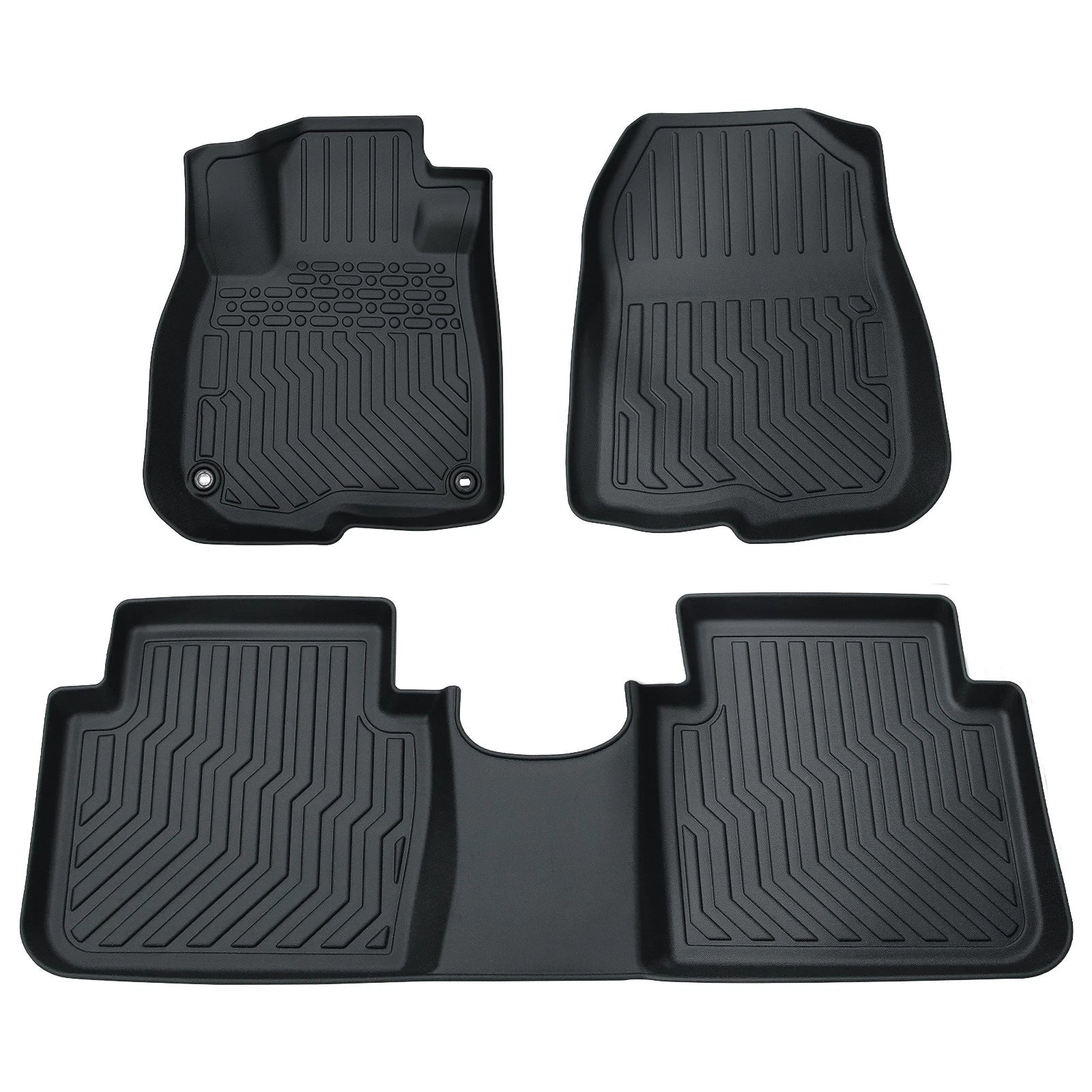 Set of 4 TPE Rubber All Weather Floor Mats for Honda CR-V (2017–2022)