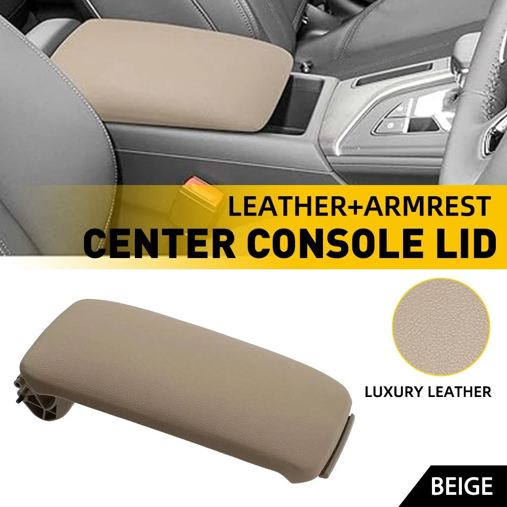 Center Console Armrest Lid Cover for Audi A3 (2003–2012) - Leather
