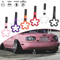Sakura Hand Ring Straps Loop Circle Pendant Charm for Universal Car (2x)