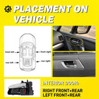 Set of 4 Interior Door Handles for Subaru Forester (2003-2008)