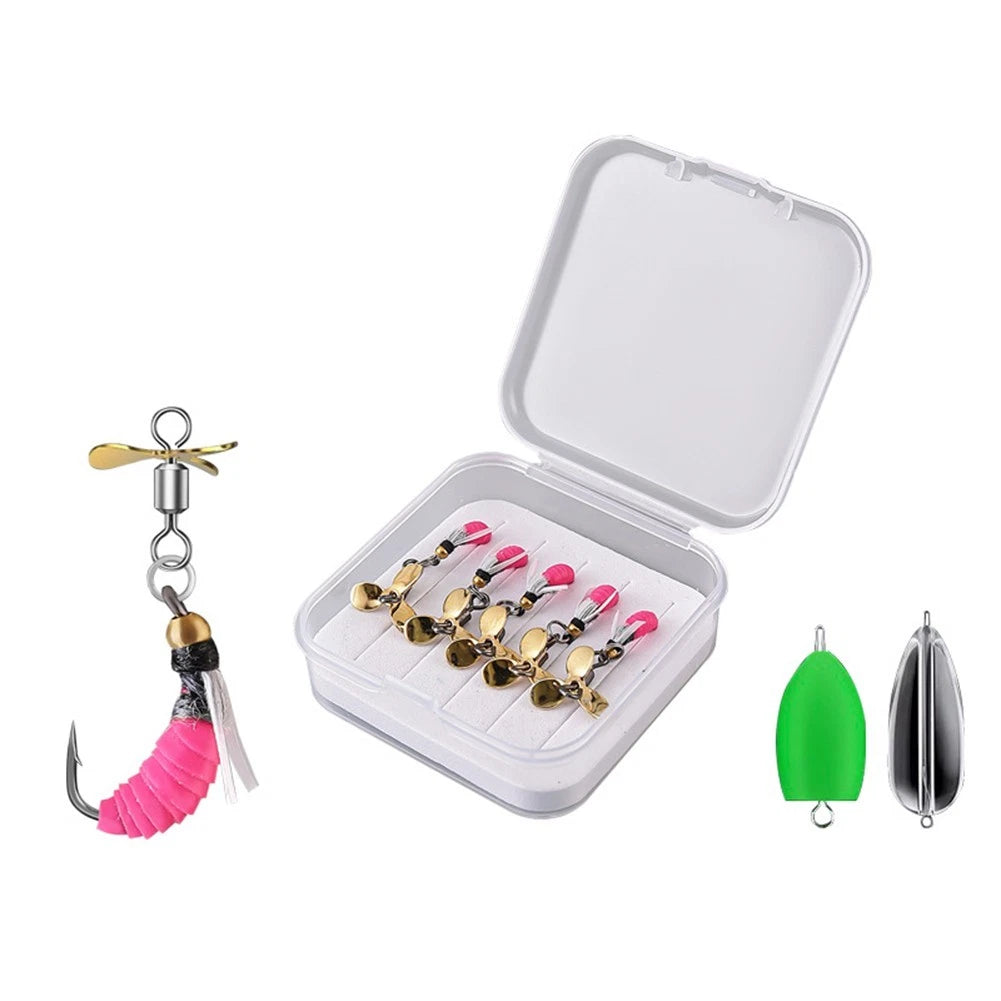 Set of 5 Dynamic Fly Fishing Baits for Targeting Different Fish Species