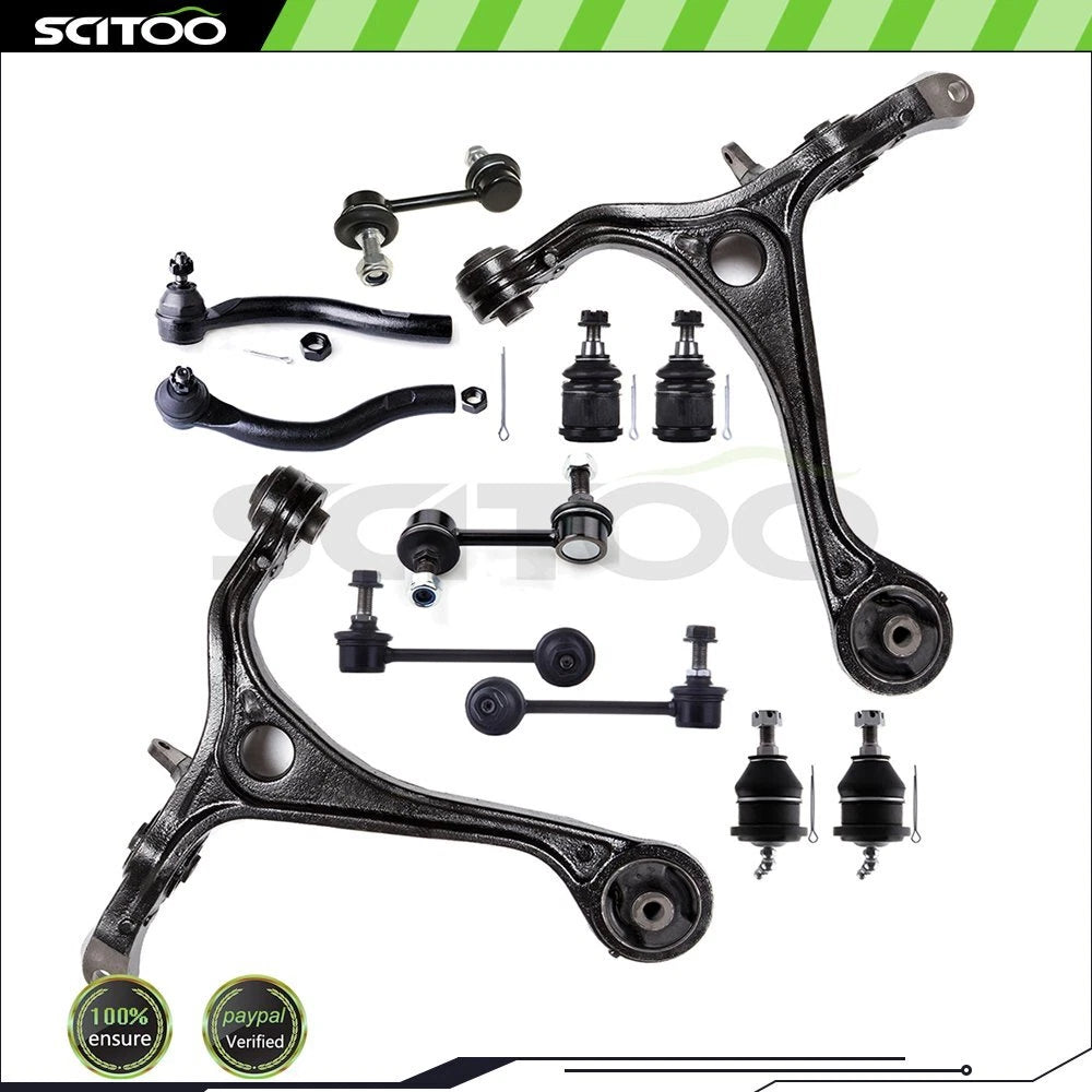 Set of 4 Control Arms and Ball Joints for Acura TSX (2004–2008) & Honda Accord (2003–2007)