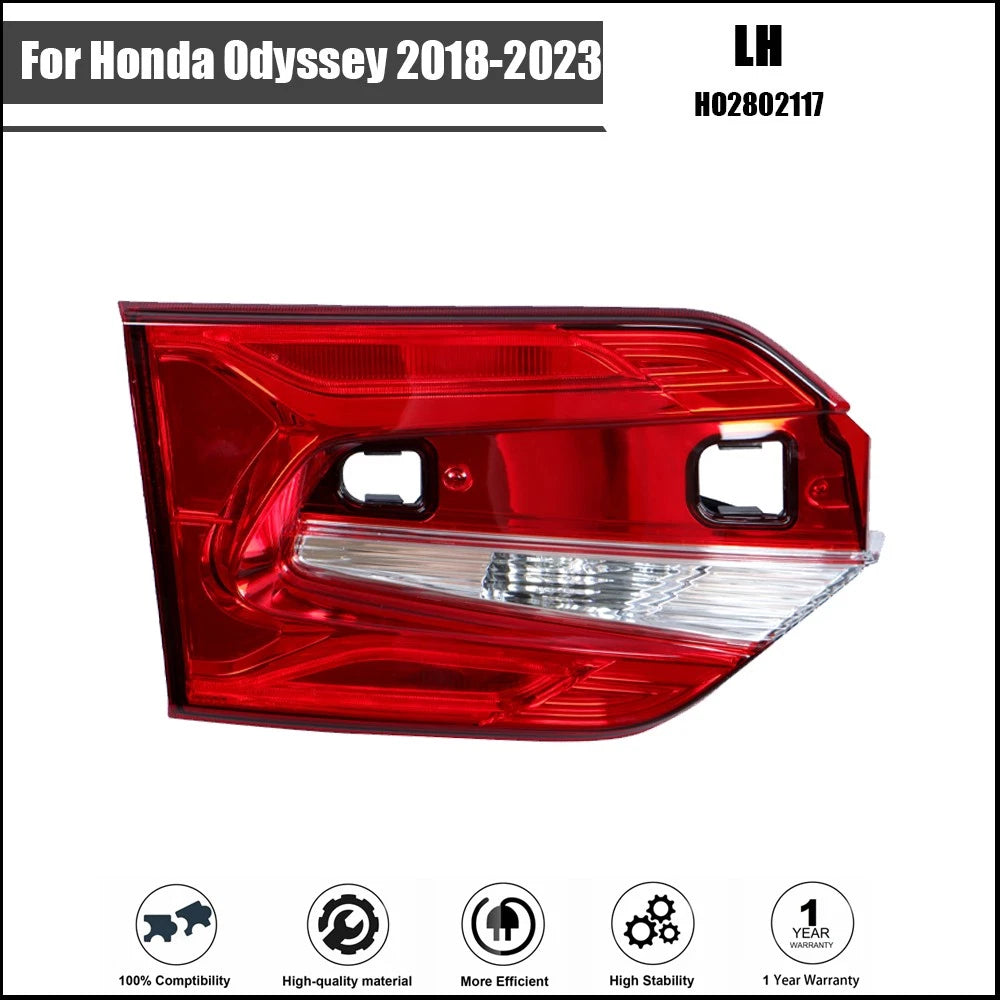LED Tail Light Assembly for Honda Odyssey (2018–2023) Chrome Inner Left