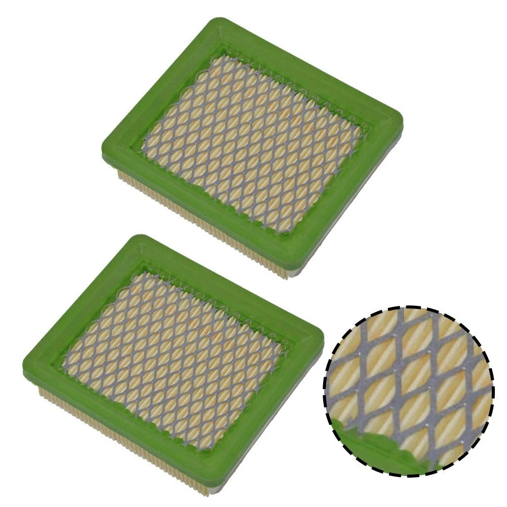 2X Air Filter for Brast 18224 ESTART Lawn Mower (116mm x 100mm x 23mm)
