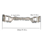 Chrome Steel Split Front Bumper for GMC Sierra 2500/3500HD (2020-2023)