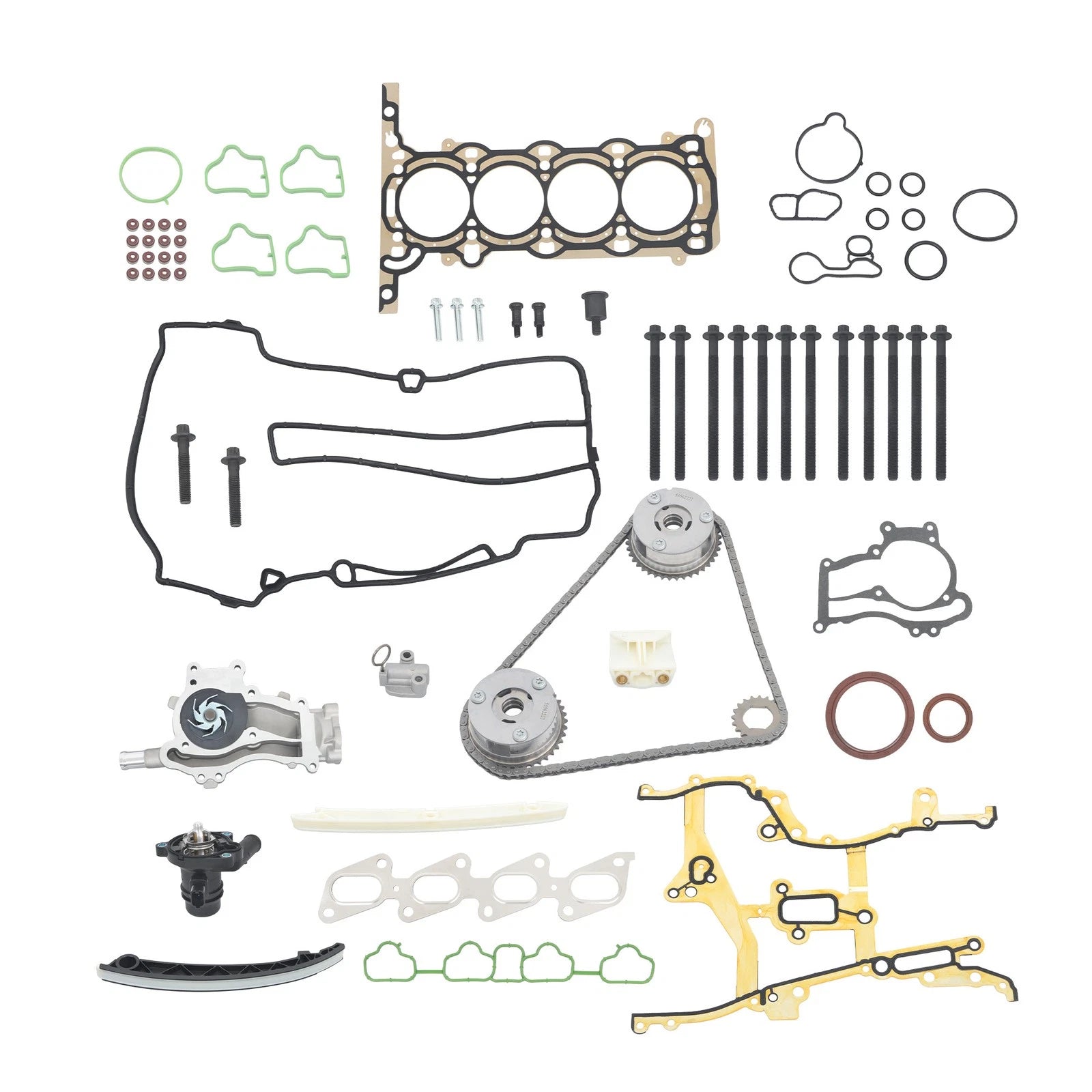 Timing Chain Head Gasket Kit for Buick Encore, Chevrolet Trax, Sonic (2013–2016)