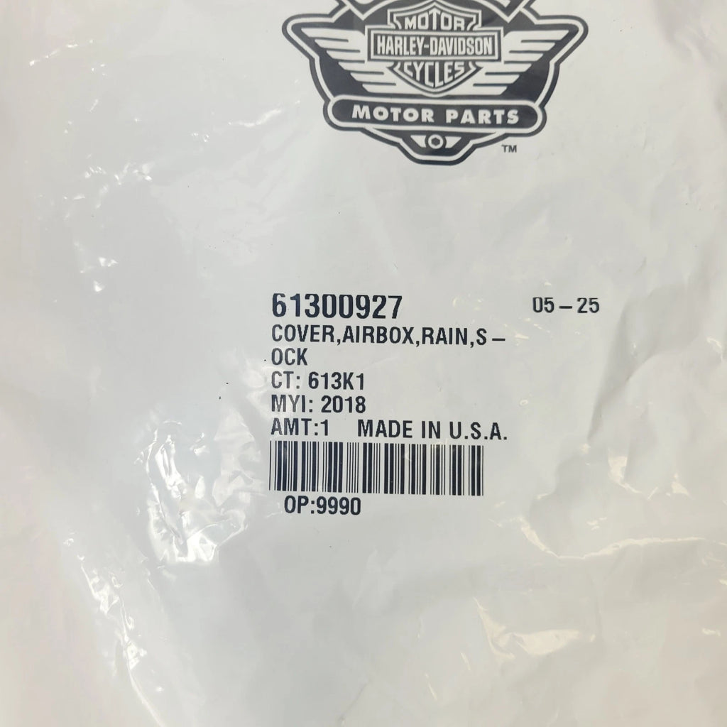 Screamin' Eagle Air Cleaner Rain Sock for Harley-Davidson (OEM 61300927)
