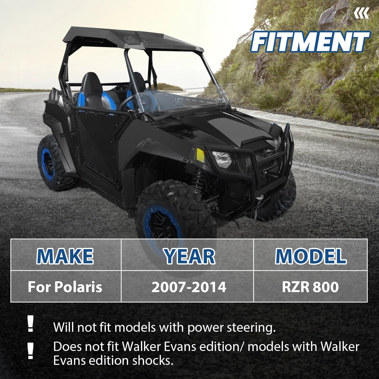 Full Lift Kit with Sway Bar Quick Disconnect for Polaris RZR 800 (2007–2014)