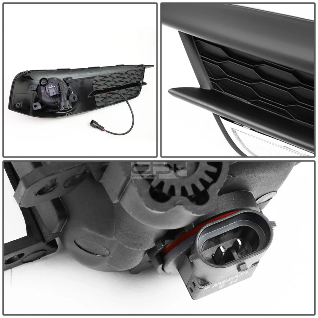 LED DRL Chrome Fog Lights Set for Honda Civic FC (2016–2017)