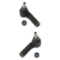 Set of 2 Outer Steering Tie Rod Ends for Audi TT Quattro VW R32 (2008–2014)