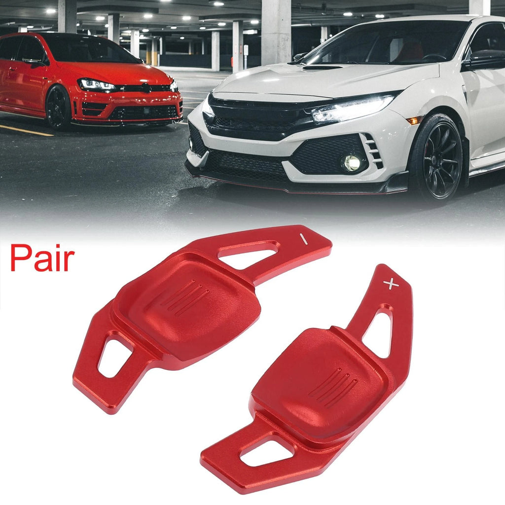 Pair Shift Paddle Shifters for Volkswagen Golf 7 (2015–2020) - Red