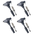 Set of 4 Ignition Coils + 4 Iridium Spark Plugs for Buick Regal GMC 2.0 (2014–2017)