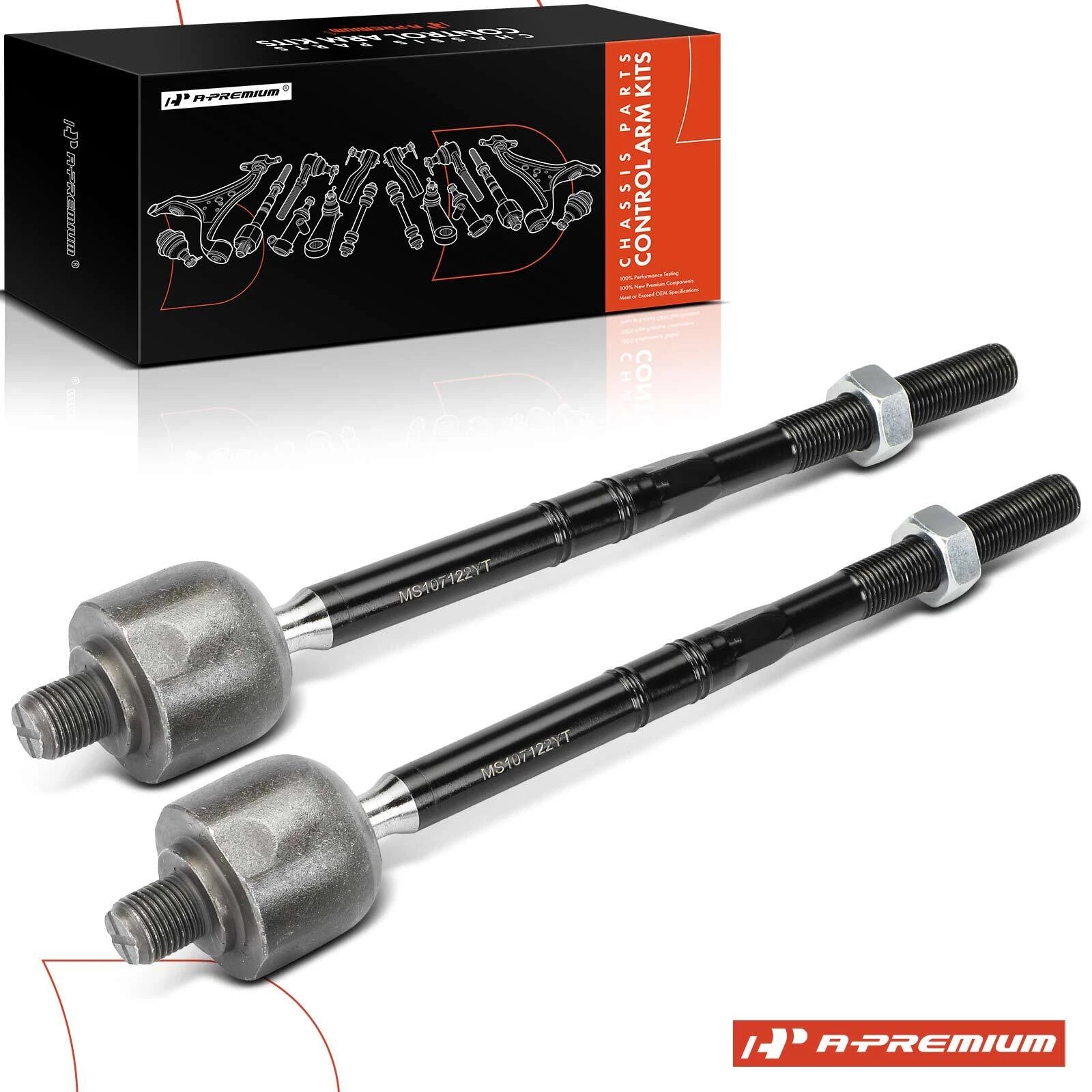 2X Front Inner Tie Rod End for Benz SL450 SL550 SL63 AMG (2013–2020)