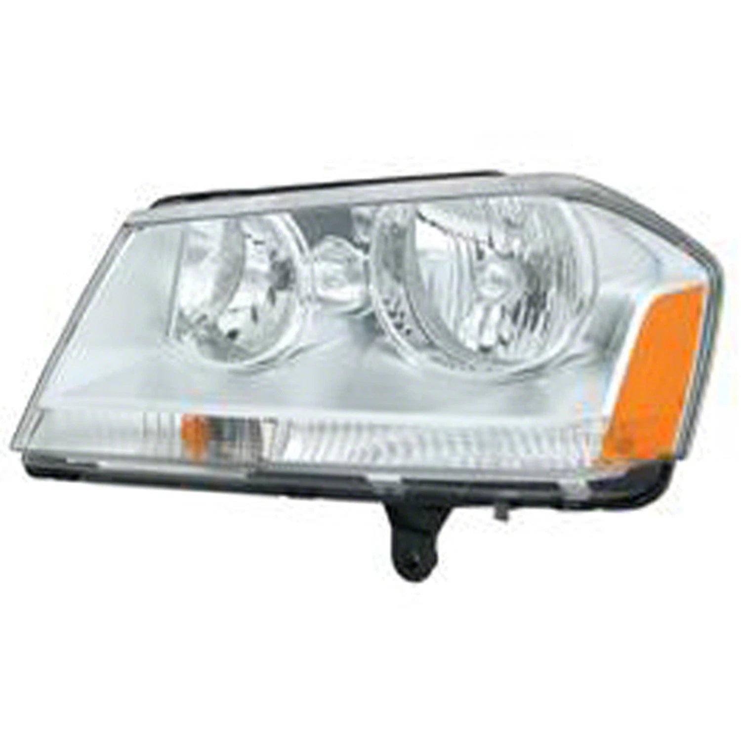 Left Headlight Assembly Chrome Bezel for 2008–2014 Dodge Avenger
