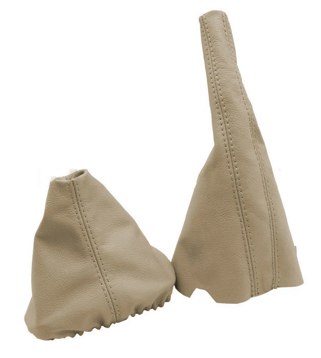 Leather Manual & Brake Boot Cover for VW Jetta Golf MK3 (1991–1998) Beige