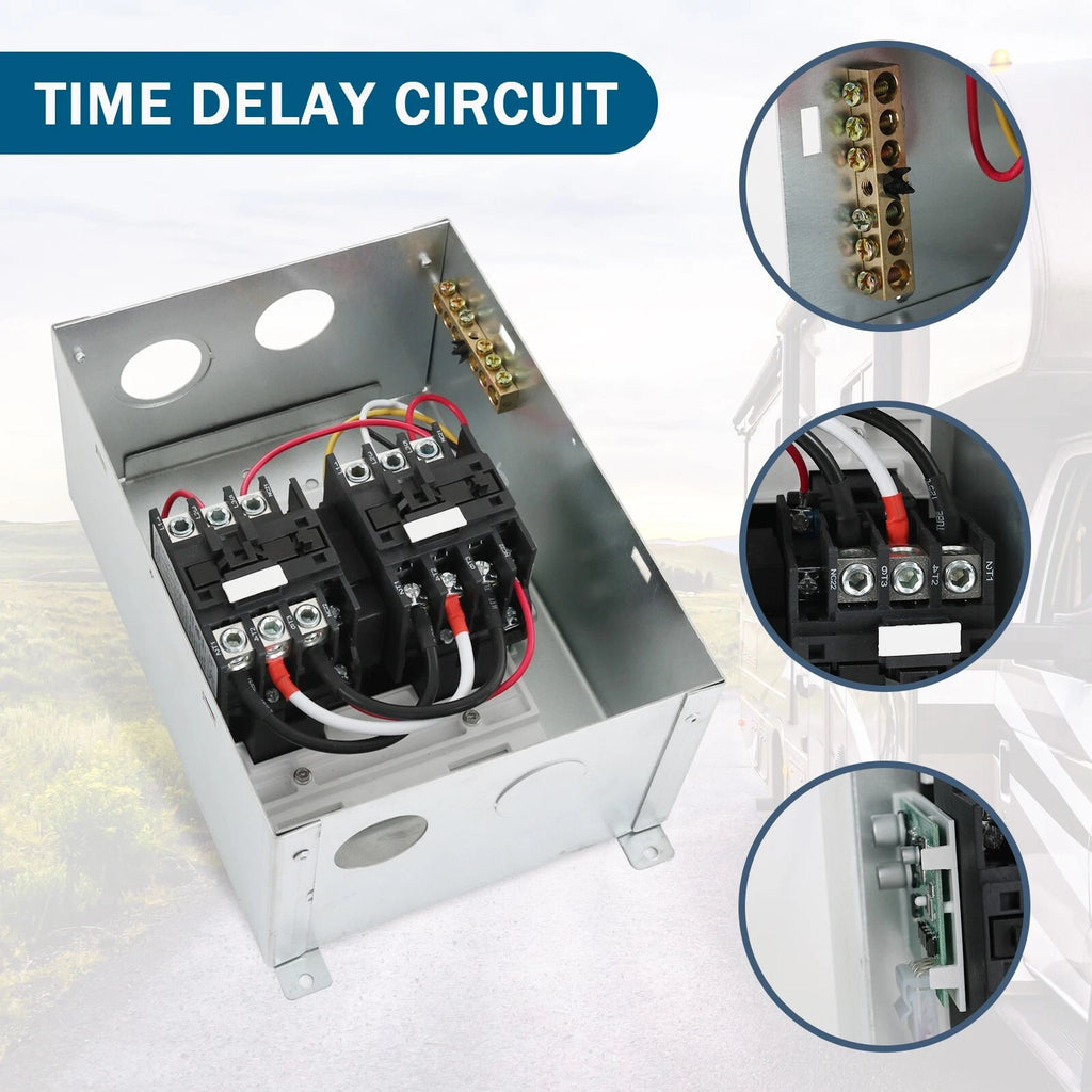 50 Amp Automatic Transfer Switch for RV Speedboats