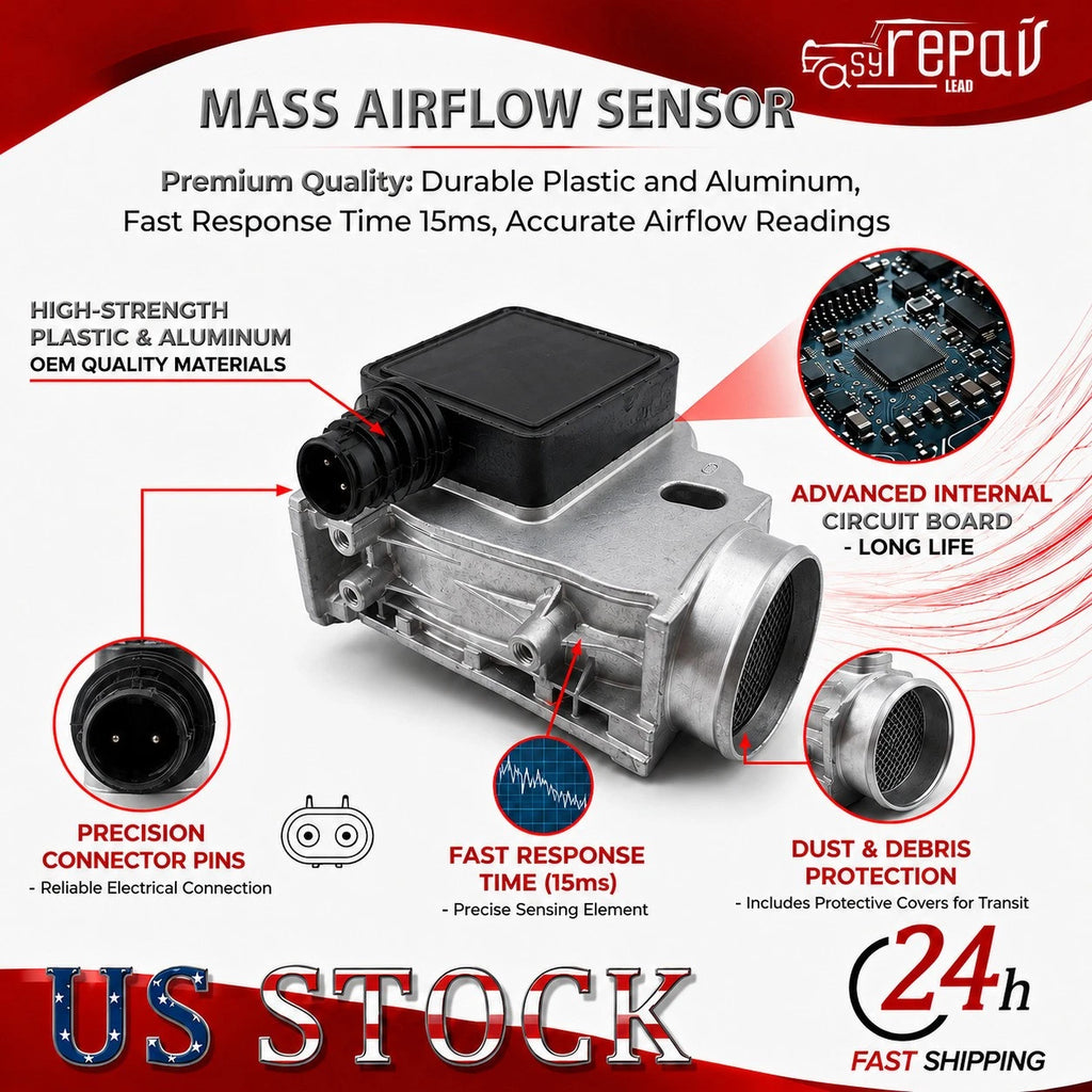 Mass Airflow Sensor for BMW 318i 318is (1991–1995)