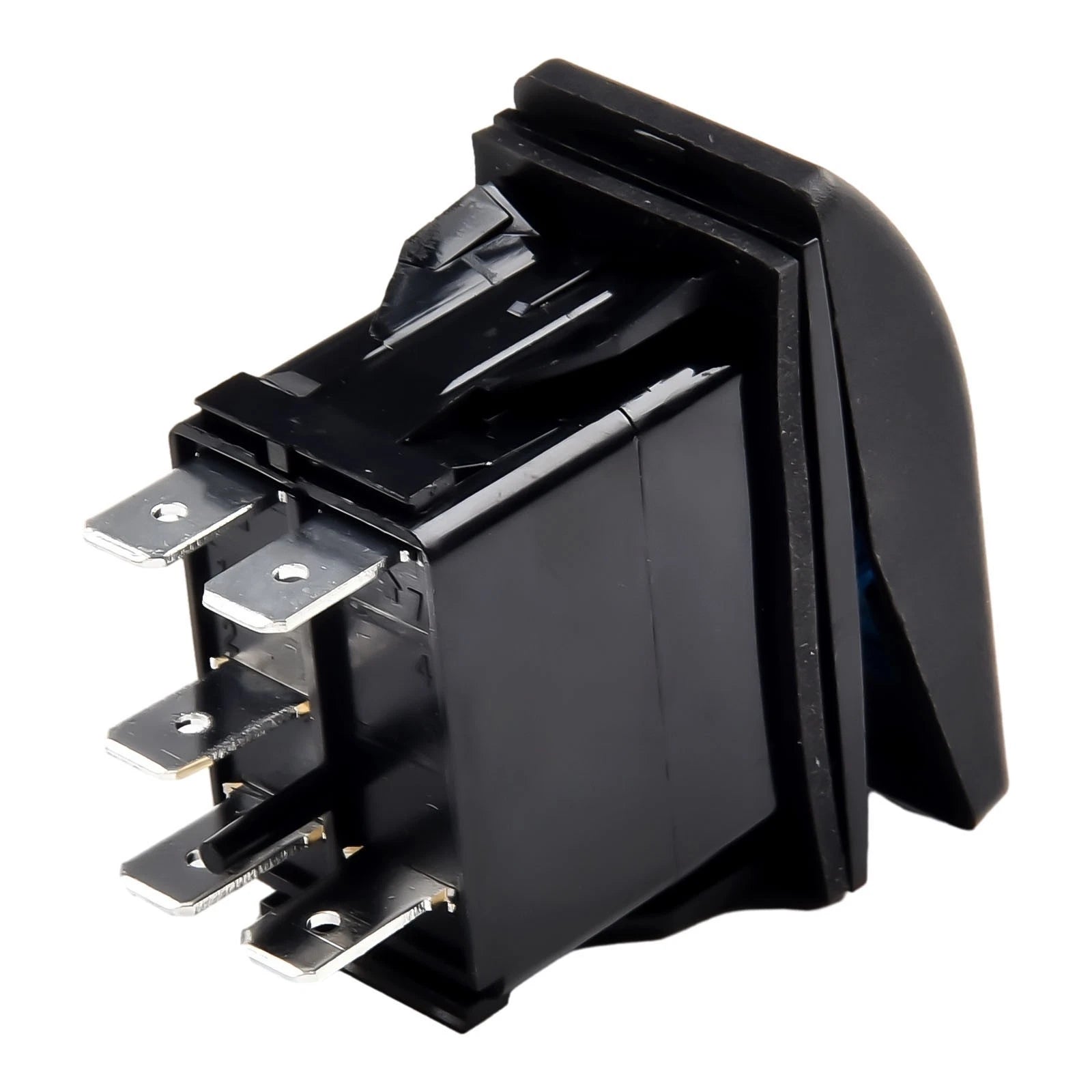 Blue LED Rocker Switch for Car Boat Truck (Compatible with )