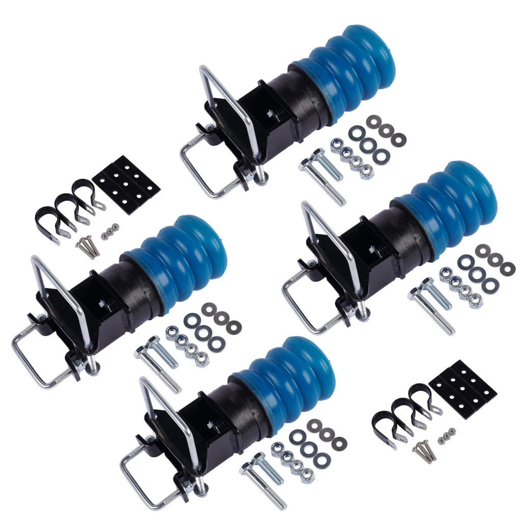 Set of 4 Suspension Helper Springs for Trailer 3000-5000 lbs GAWR
