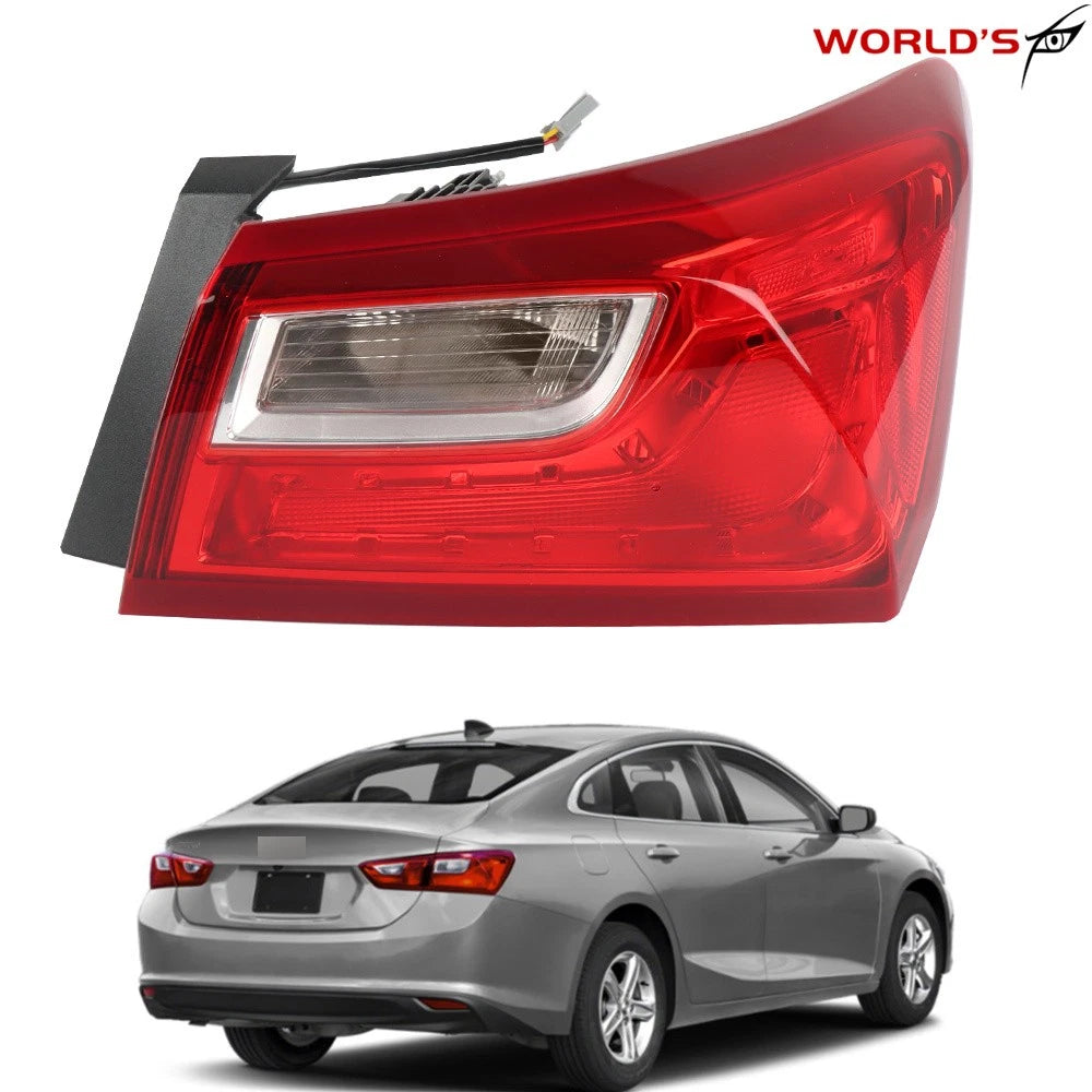 Outer Tail Light Assembly for Chevy Malibu (2016–2021) Passenger RH Side