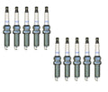 Set of 10 NGK Laser Iridium Spark Plugs 0.044 for Chevy Nissan