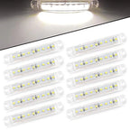 10pcs 9 LED Marker Lights for Trailer Truck Lorry Bus