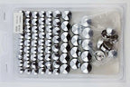 Chrome Bolt Toppers Caps for Harley Davidson Dyna Glide (1991–2012)
