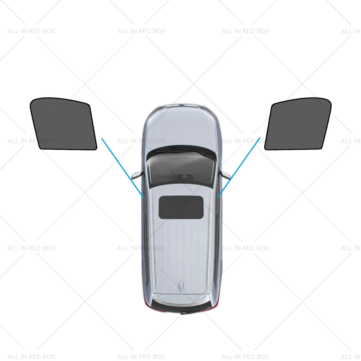 Magnetic Mesh Sun Blind Shades for Audi Q3 (2011–2018)