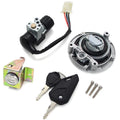 Fuel Gas Cap Ignition Switch Seat Lock with 2x Keys for Honda Grom125 (2014–2023)