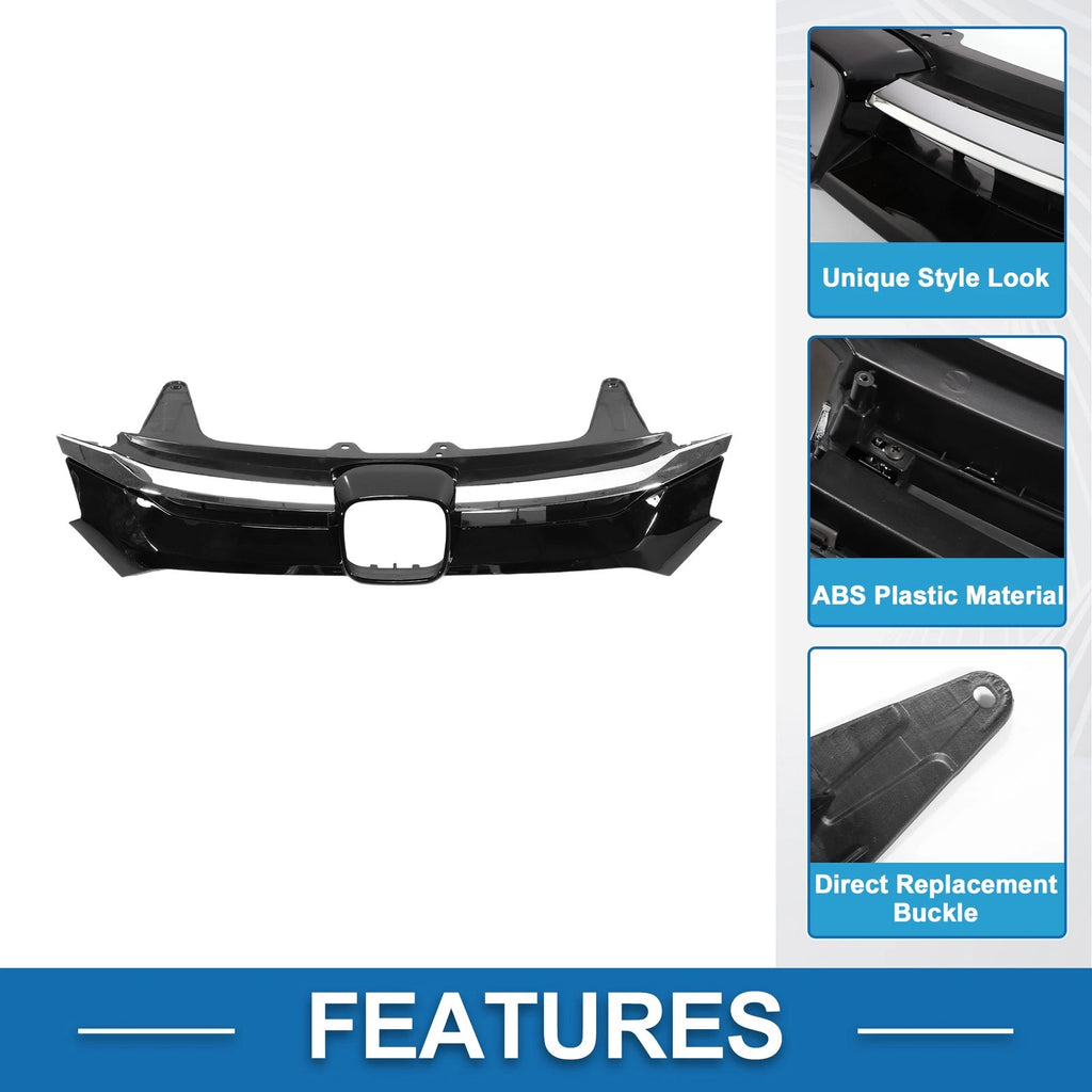 Front Lower Hood Bumper Grille for Honda CR-V (2015–2016) No. 71121T1WA01