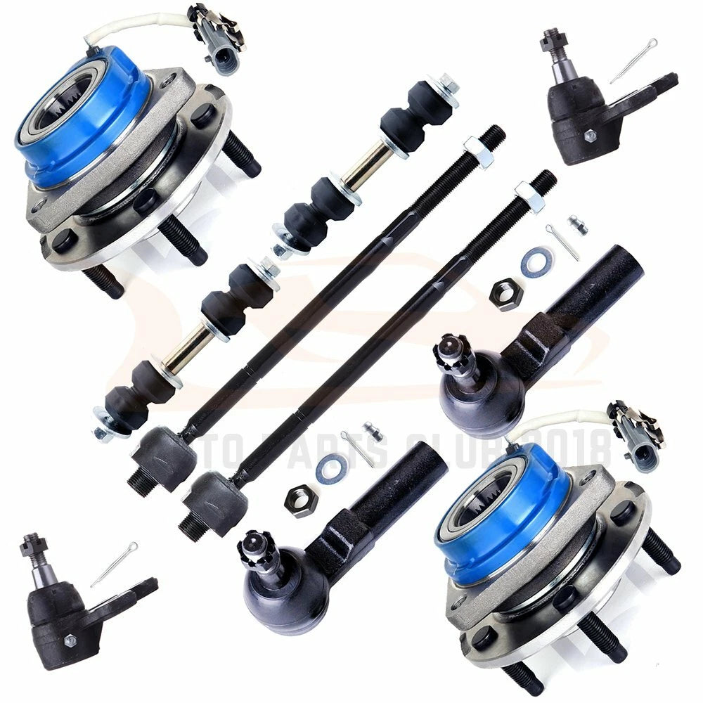 10pcs Wheel Hub & Bearing Sway Bar Ball Joint for Buick LeSabre (2000–2005)