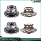 Set of 4 Wheel Bearings for Audi A3 (2009–2013)