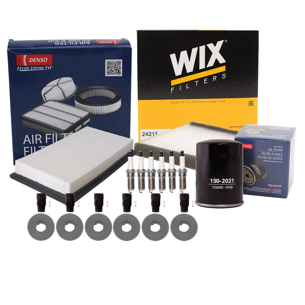 Tune Up Kit with 6 NGK Spark Plugs & Boots for Ford Explorer Flex MKS MKT Taurus
