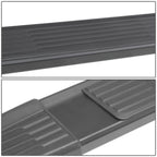 Pair of 6" Aluminum Side Step Bars for Silverado Sierra Crew Cab (2017–2019)