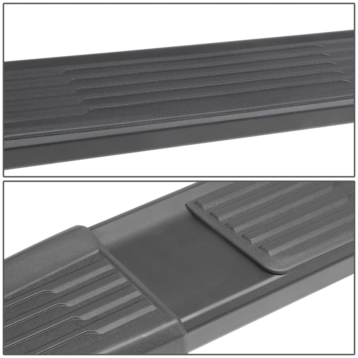 Pair of 6" Aluminum Side Step Bars for Silverado Sierra Crew Cab (2017–2019)