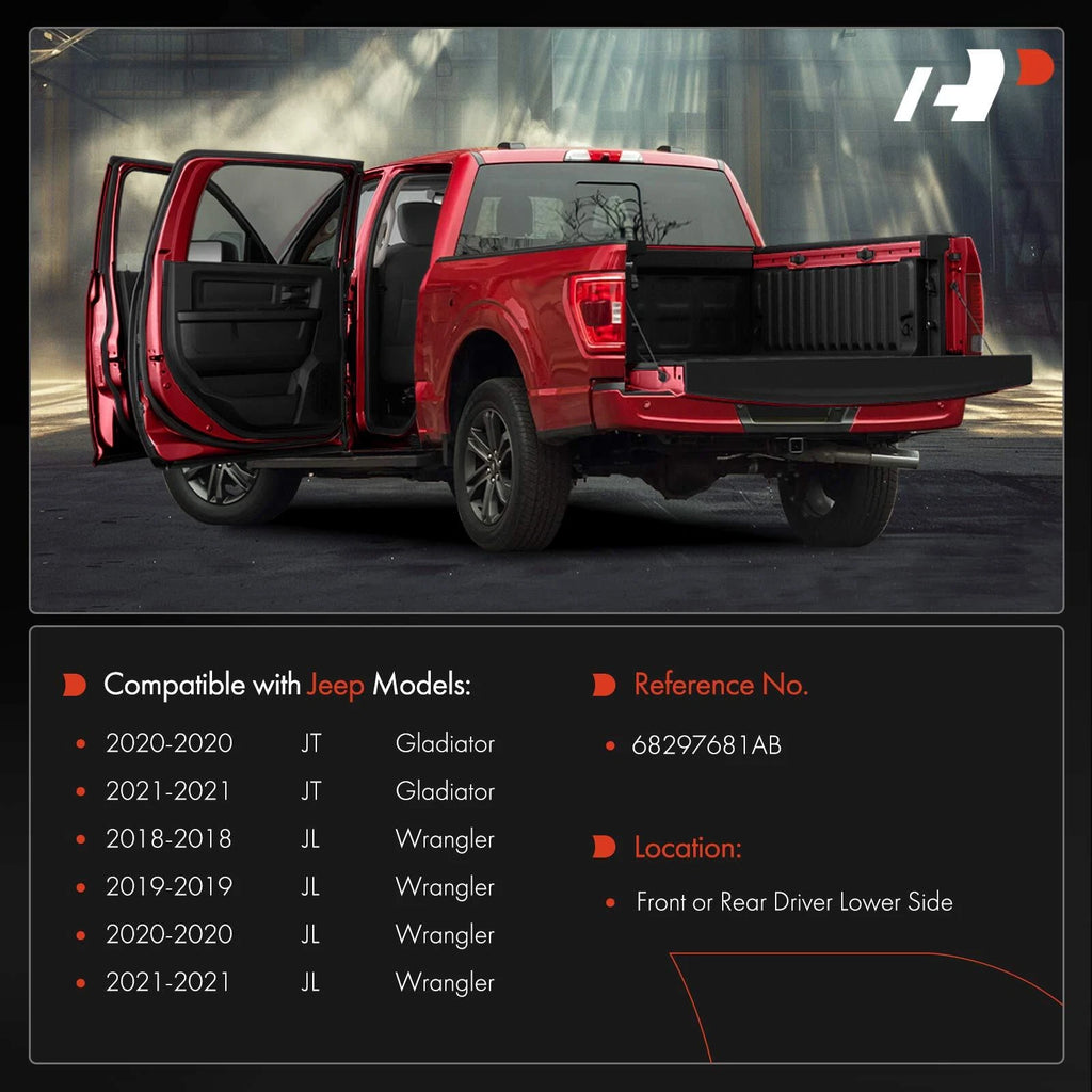 Door Hinge Set for Jeep Wrangler Gladiator (2018-2021)