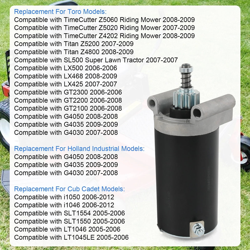 Starter for Cub Cadet RZT 42 46 50 54 (2004–2023)