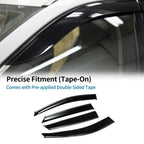 Window Deflectors for Hyundai Tucson 2010-2015 Side Window Vent Visors Black 1 Set