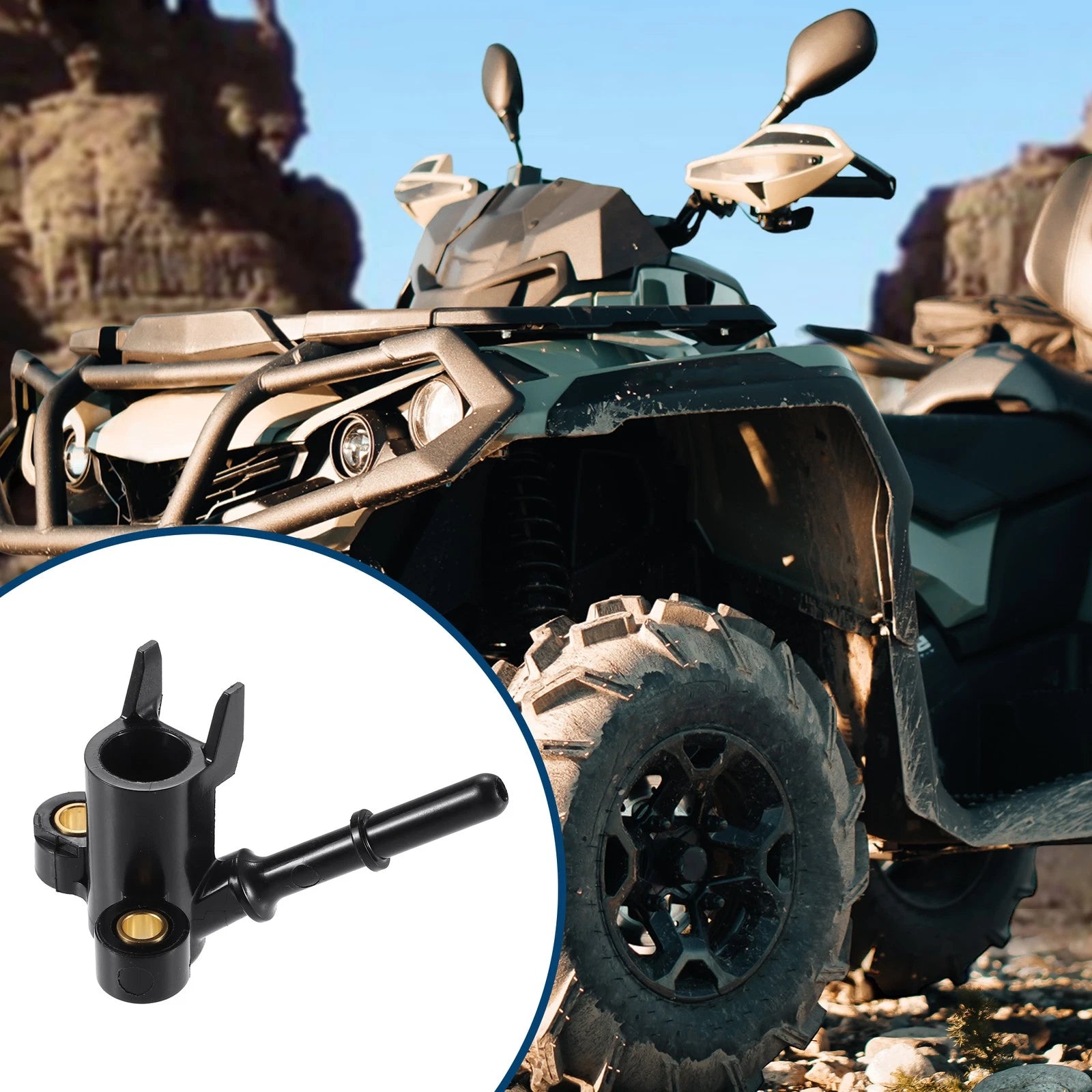 Fuel Injector Cap for Honda Foreman (2014–2019) 1Pcs Black