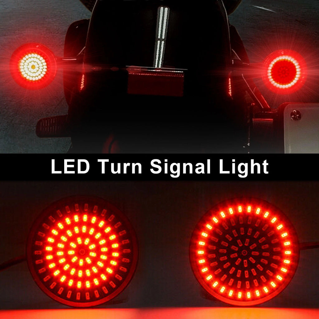 2X 1157 LED Turn Signal Light Inserts for Harley Softail Touring Dyna Sportster