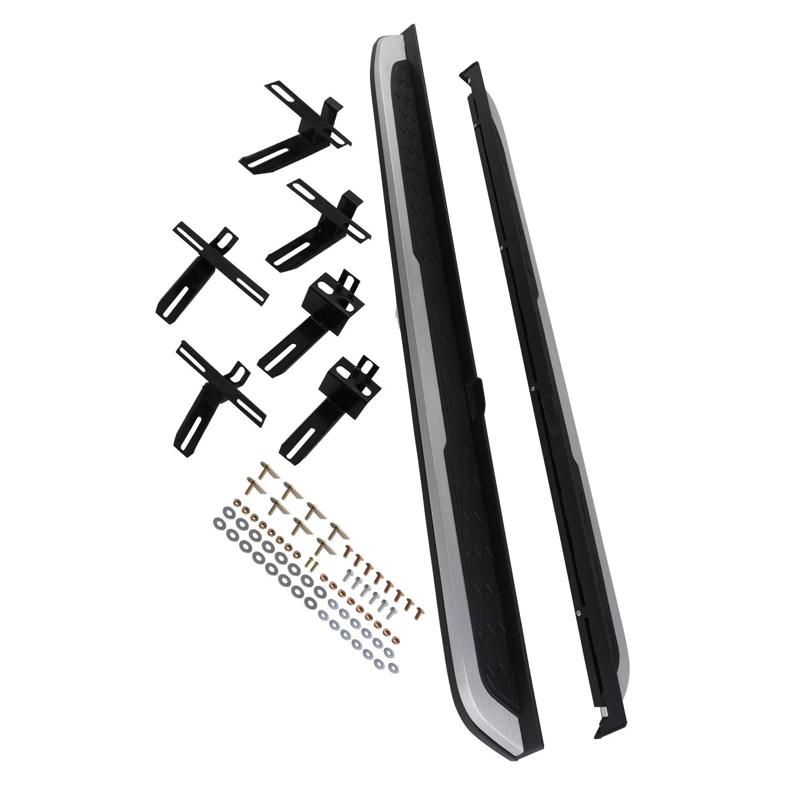 Running Board Side Step for Honda CR-V (2017–2022) 63" Silver & Black