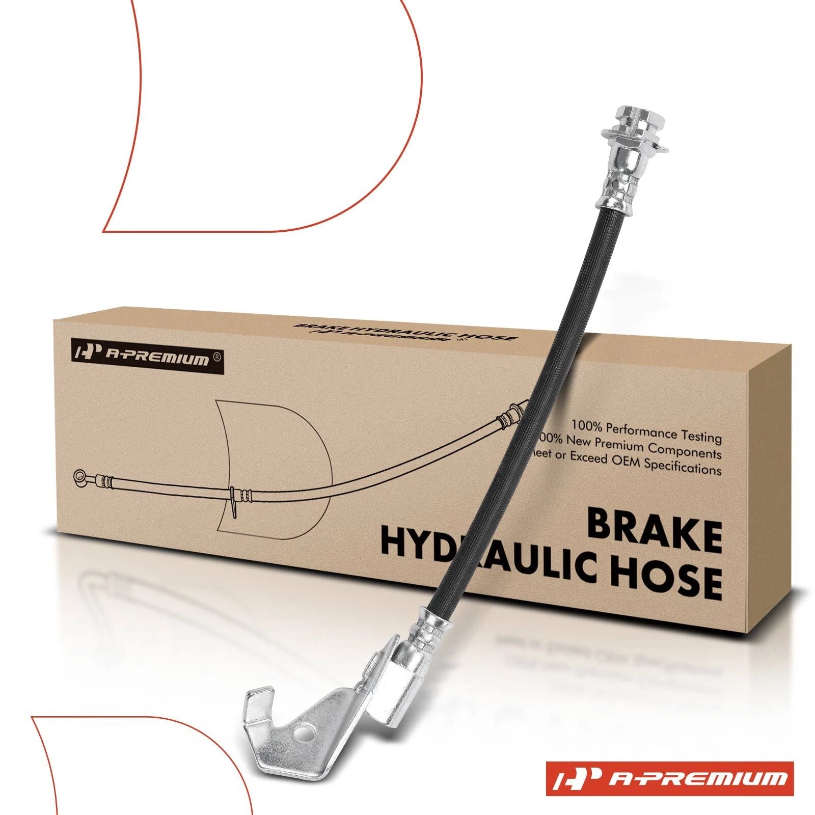 Rear Left Outer Brake Hydraulic Hose for Jeep Cherokee (2014–2020)