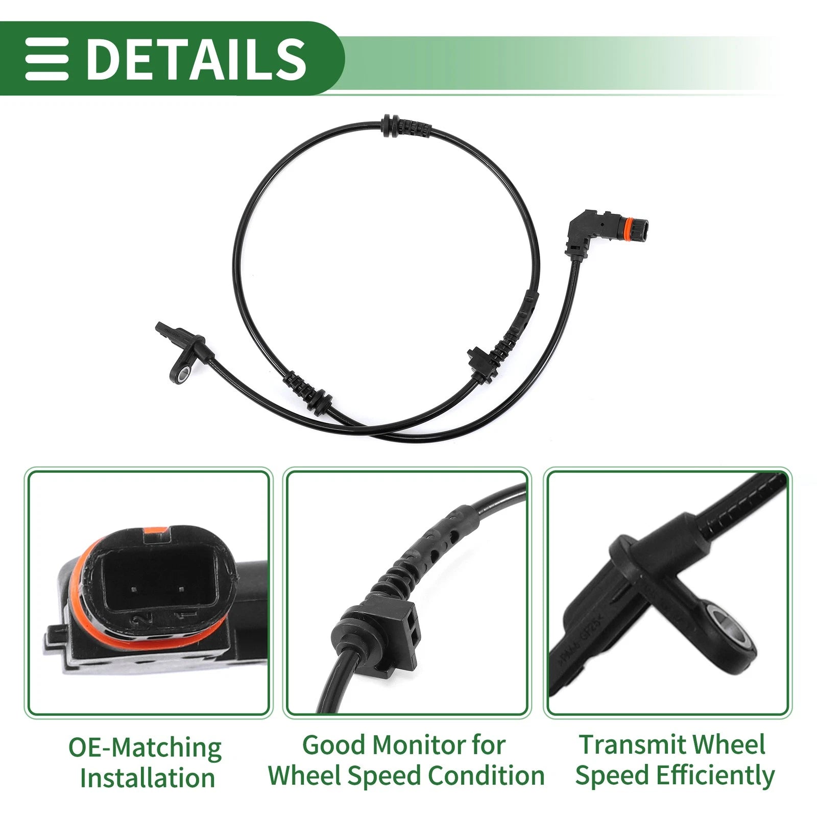 ABS Wheel Speed Sensor for Mercedes-Benz CL550 (2011–2014) No.A2219055800