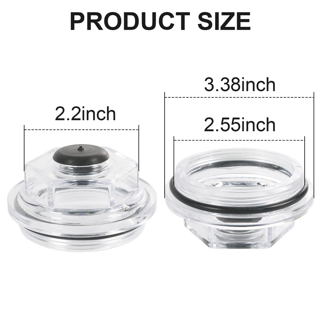 Set of 4 Oil Bath Caps for Dexter Trailer Axles (21-35 LCI 8000#)