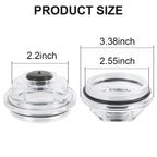 Set of 4 Oil Bath Caps for Dexter Trailer Axles (21-35 LCI 8000#)