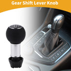 6 Speed Manual Gear Shift Knob for Audi A3 (2008–2020) Plastic Faux Leather Black