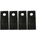 Set of 4 LH Disc Mower Blades for Ford/New Holland (Replaces 853820)