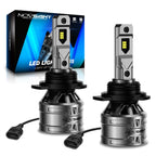 2X Novsight 9012 HIR2 LED Headlight Bulb 6500K for High Low Beam